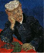 Vincent Van Gogh Portrait of Doctor Gachet oil painting on canvas